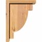 Ekena Millwork Alpine Smooth Corbel w/Backplate, Western Red Cedar, 5 1/2"W x 10"D x 14"H COR06X10X14ALP01SWR - alternate 4